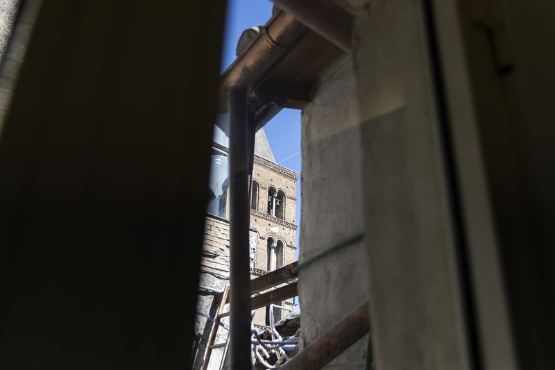 Vista sul campanile di San Lorenzo